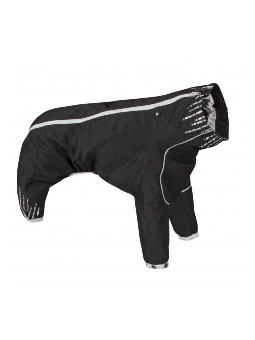 Hurtta Raven Black Rain Blocker Dog Raincoat Downpour Suit Size 25 cm /10 In
